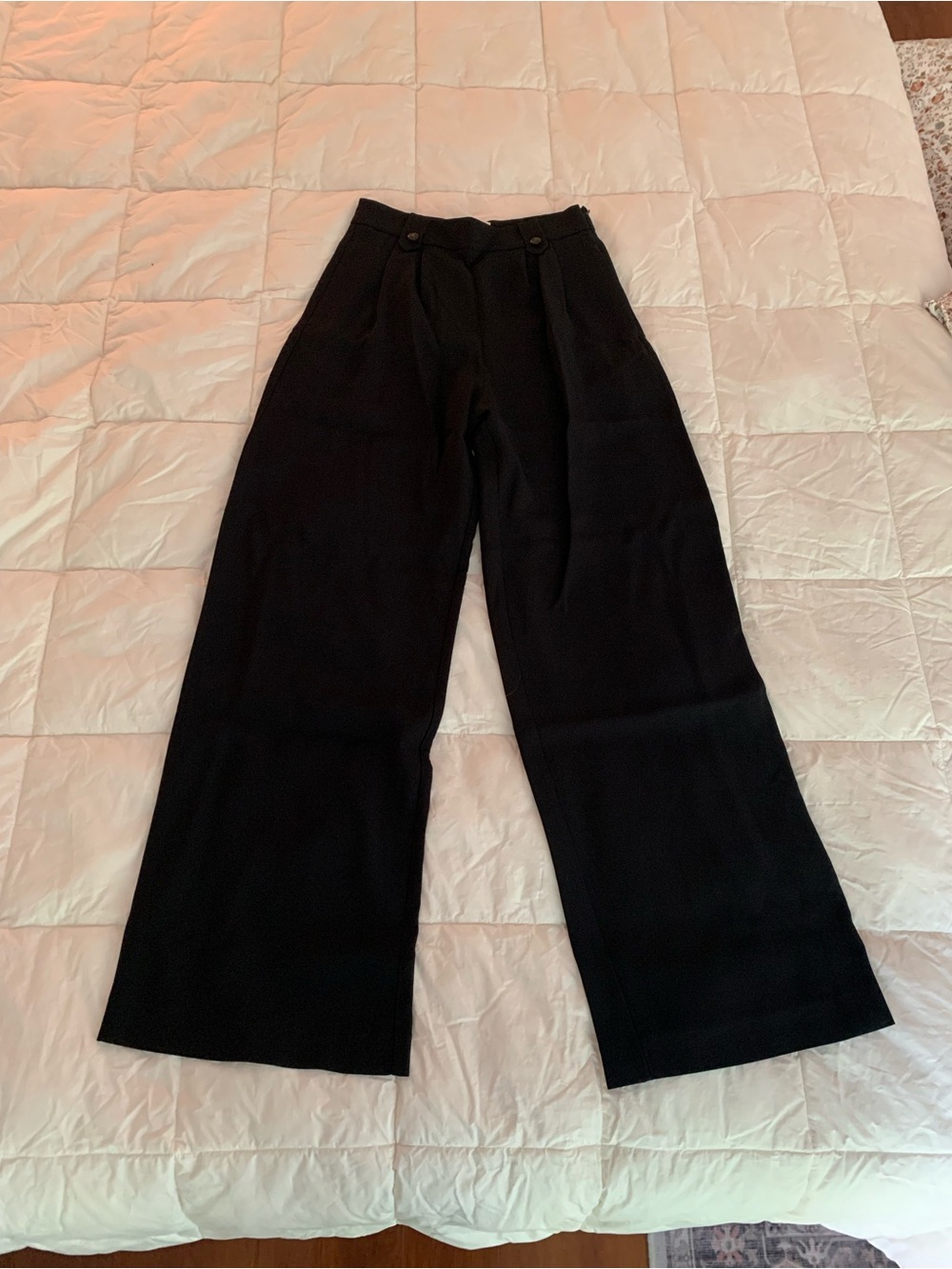 NWT Sezane Loulou Trousers - Black Size 4 (36 France) - Picture 6 of 10